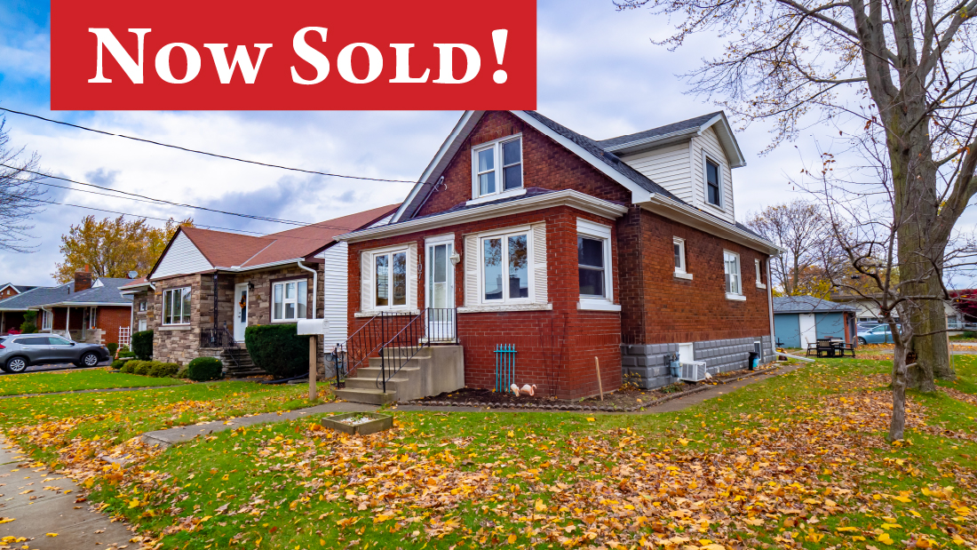 now sold banner on 107 grassie ave port colborne for sale by Ruzycki Real Estate