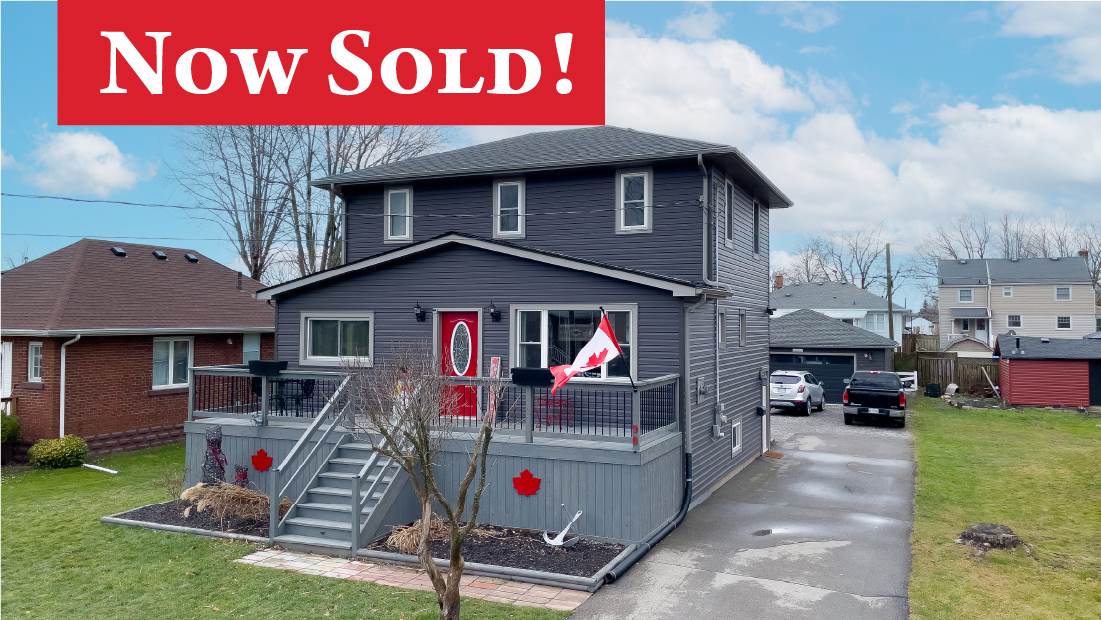 now sold banner on featured image of 90 clare ave port colborne