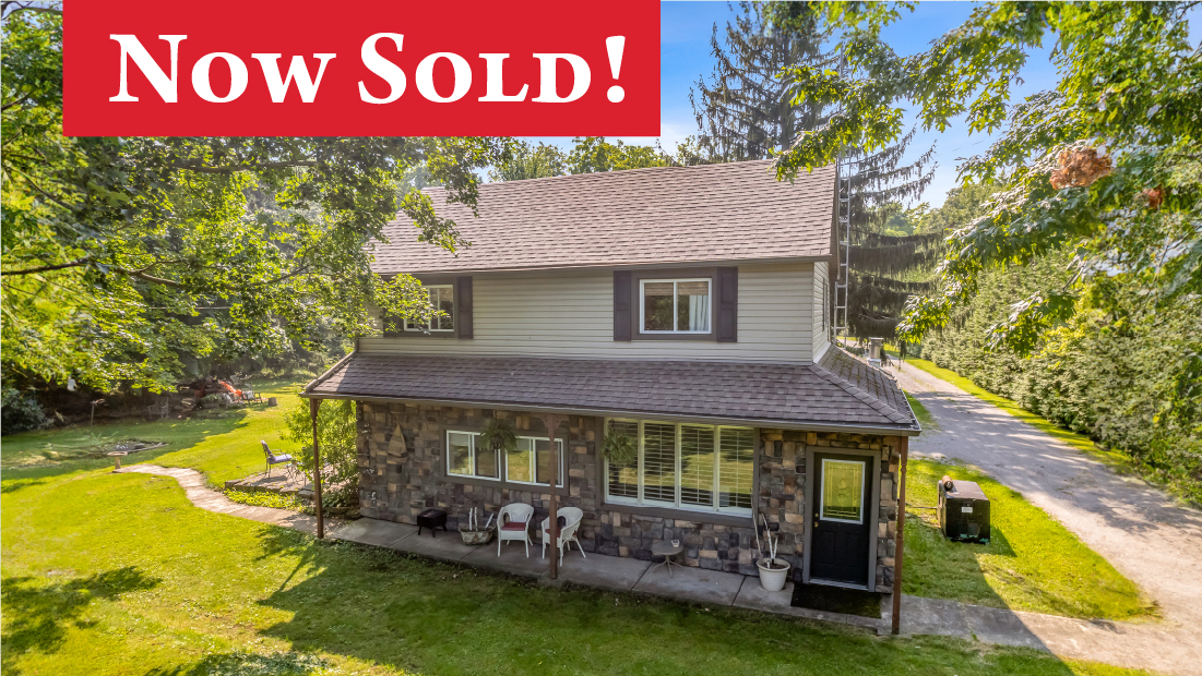 now sold banner on 11440 morgan's point road wainfleet sold by frank ruzycki real estate