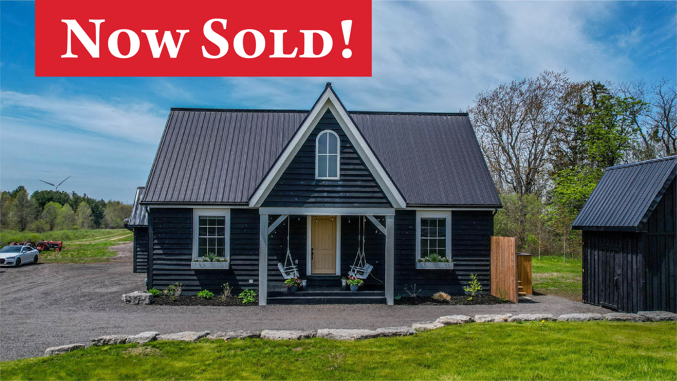 Now Sold banner on 11674 Burnaby Rd in Wainfleet