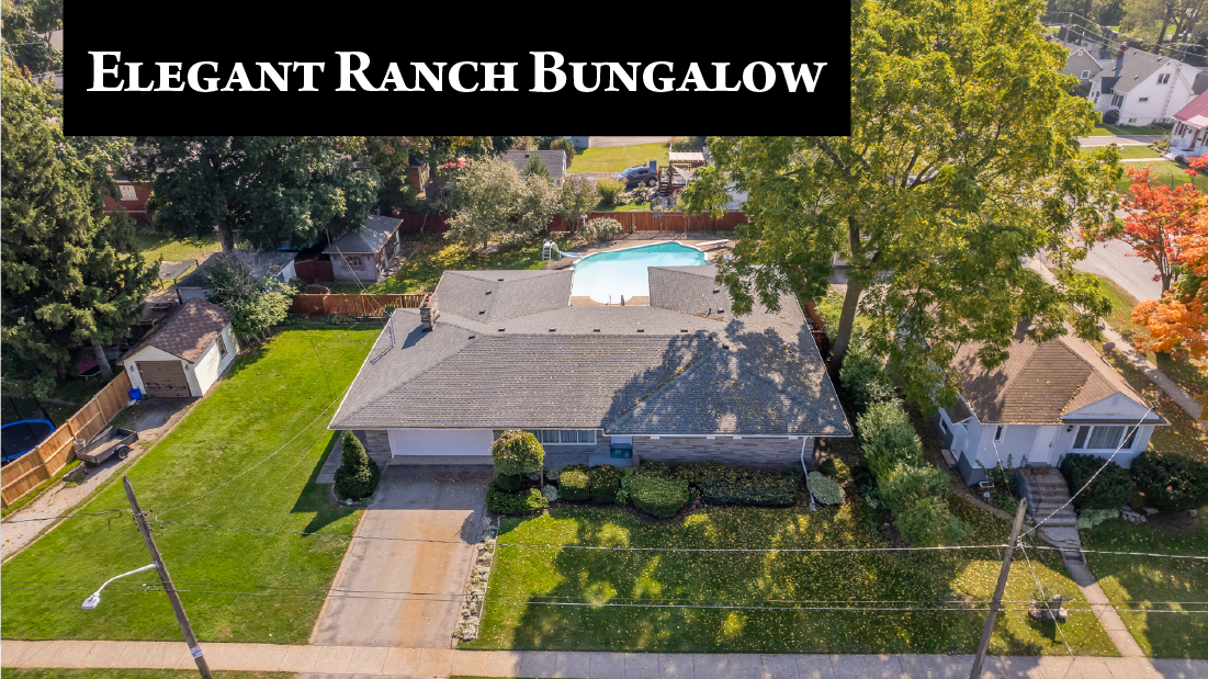elegant ranch bungalow banner on 360 clarence st port colborne for sale by frank ruzycki real estate