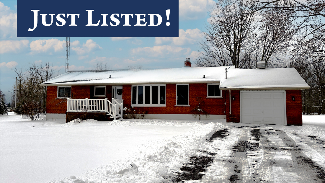 just listed banner on 3973 concession 2 rd sherkston for sale by frank ruzycki real estate