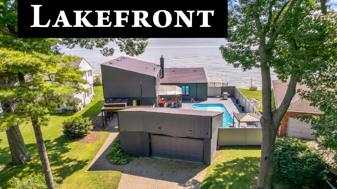 lakefront banner on 13 lakewood cres port colborne for sale by frank ruzycki real estate