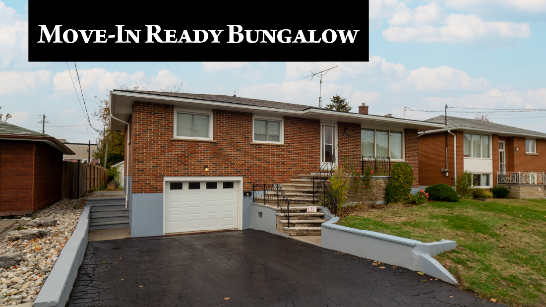 move-in-ready bungalow banner on 14 brock st port colborne for sale by frank ruzycki real estate