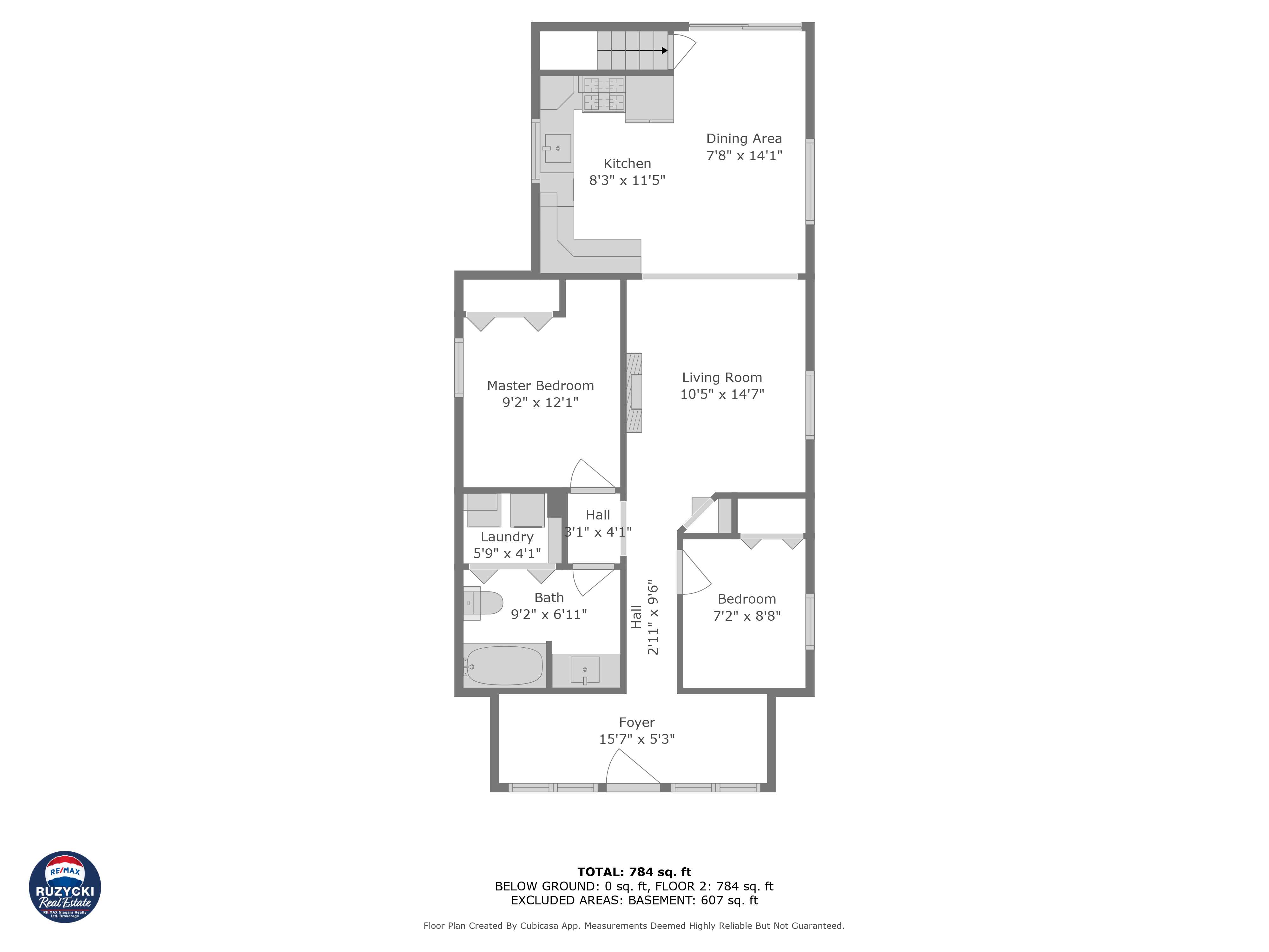 main floor floor plan of 574 steele st port colborne