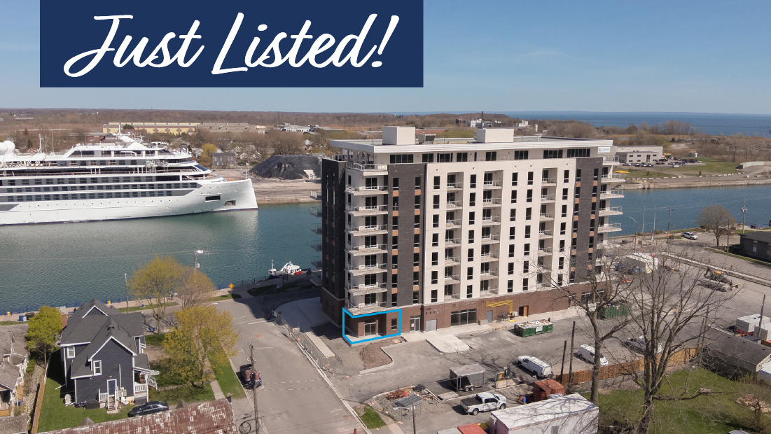 just listed banner on 101-118 west st port colborne condo for sale by frank ruzycki real estate