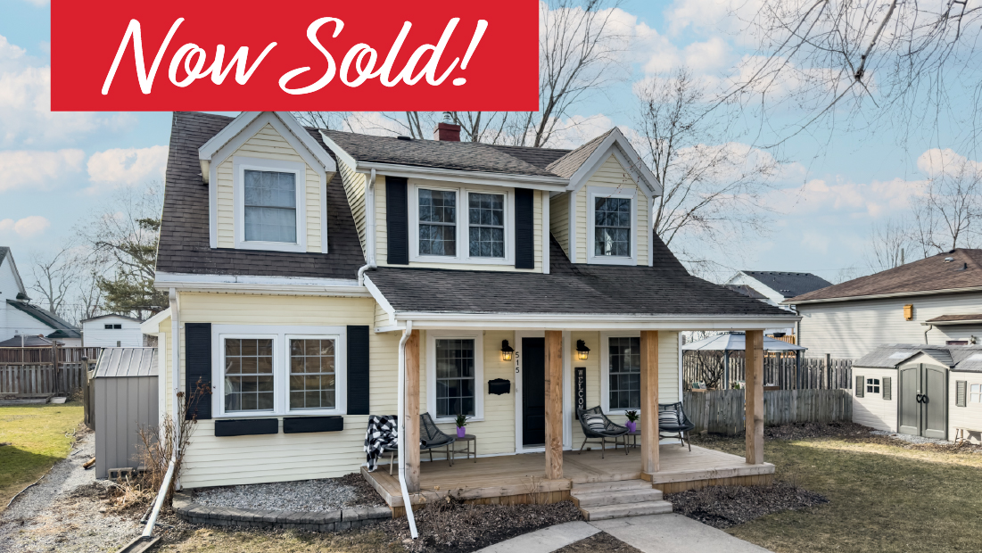 now sold banner on 515 ferndale ave fort erie sold by frank ruzycki real estate