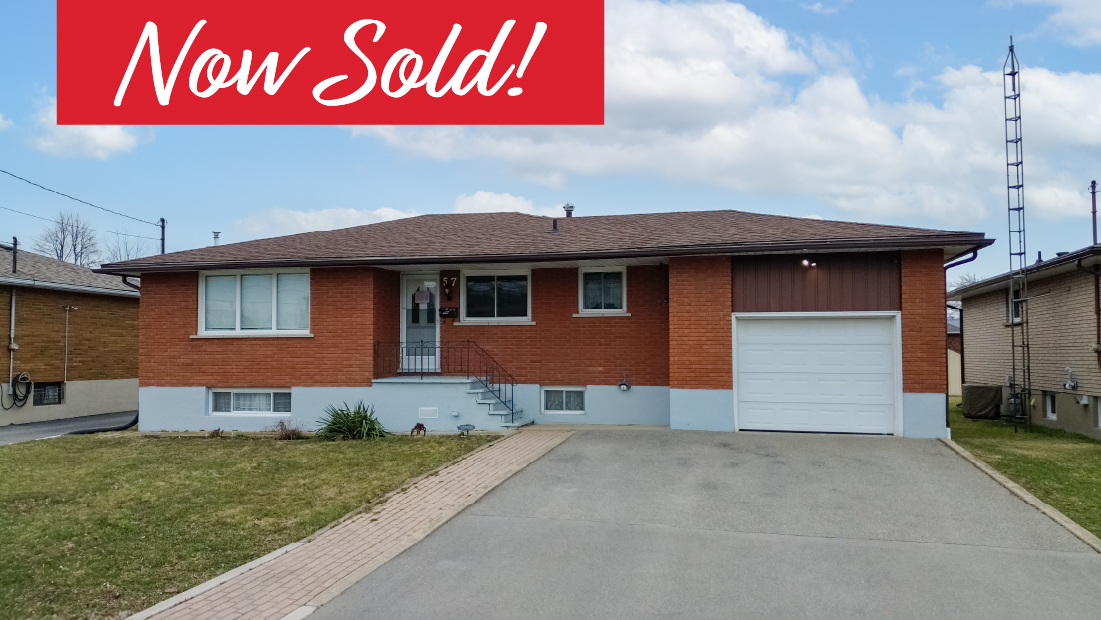 now sold banner on 57 janet st port colborne sold by frank ruzycki real estate