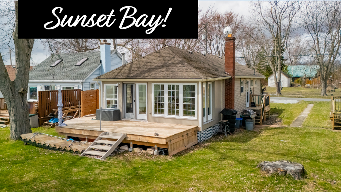 sunset bay banner on 11161 churchill ave wainfleet for sale by frank ruzycki real estate