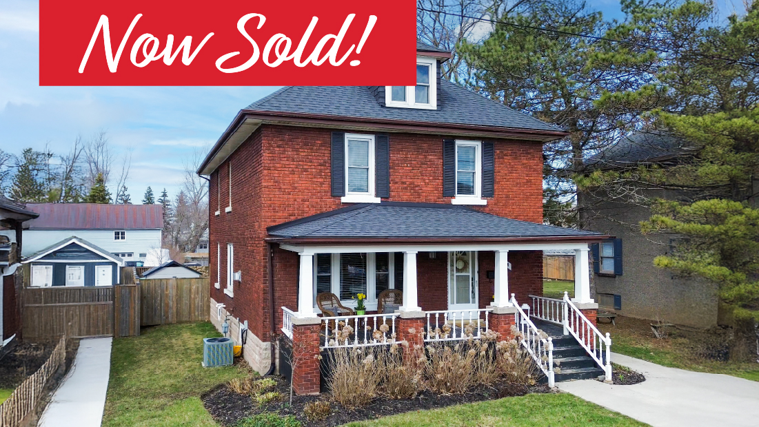 now sold banner on 261 sugarloaf st port colborne sold by frank ruzycki real estate