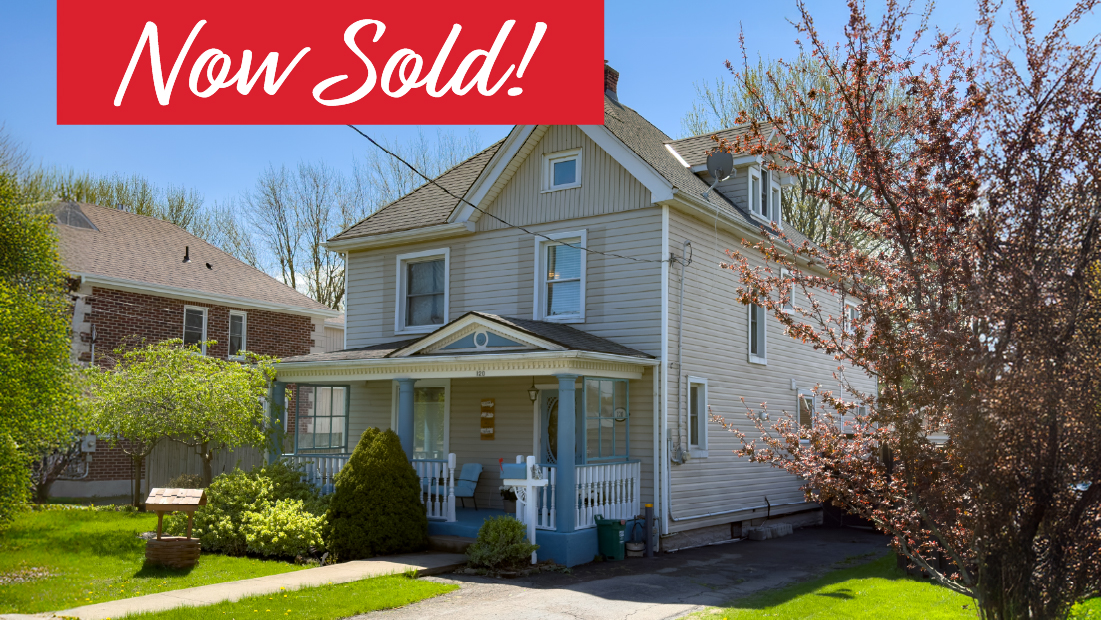 now sold banner on 120 kent st port colborne sold by frank ruzycki real estate