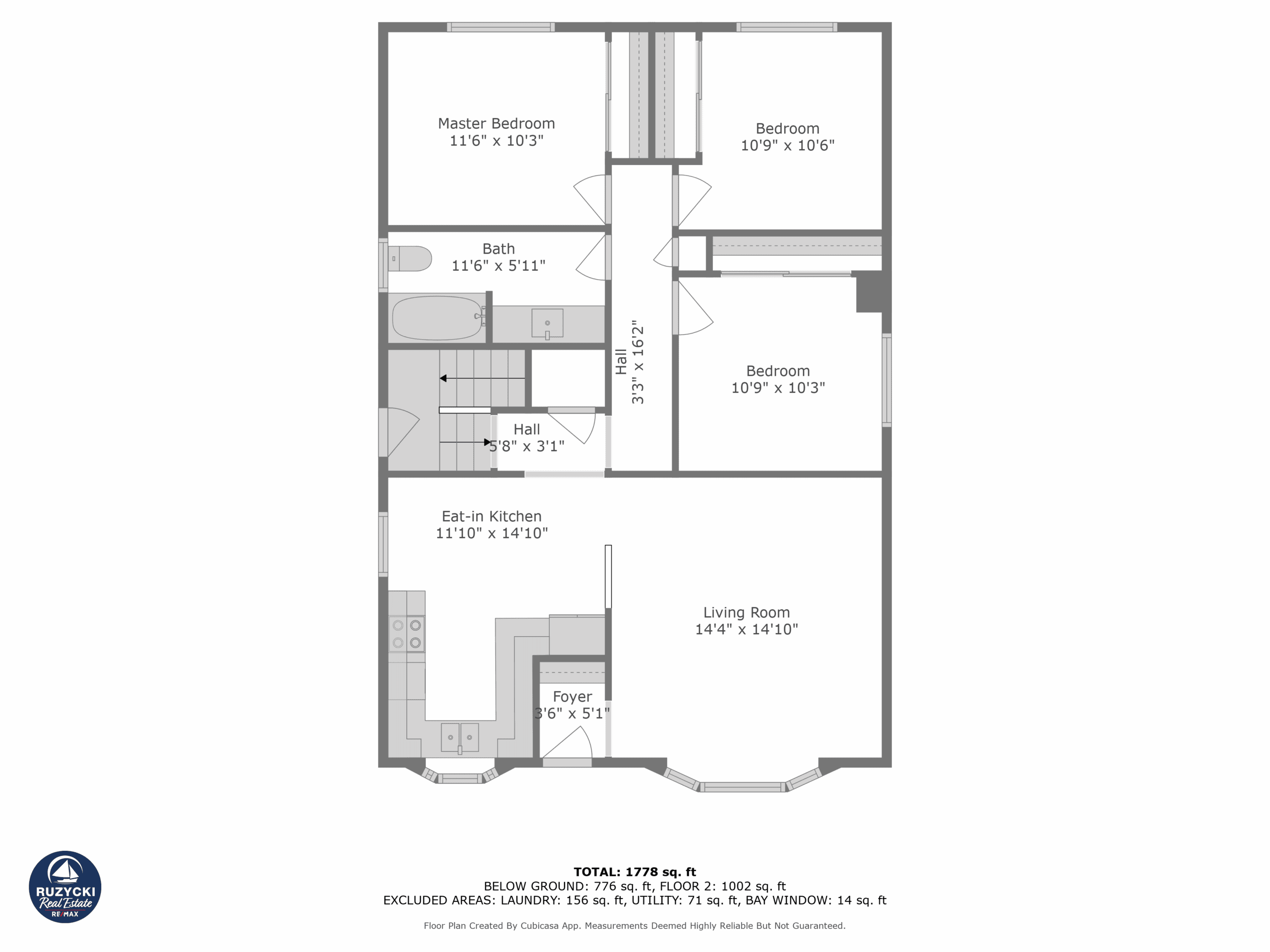 main floor floor plan of 165 rosemount ave port colborne