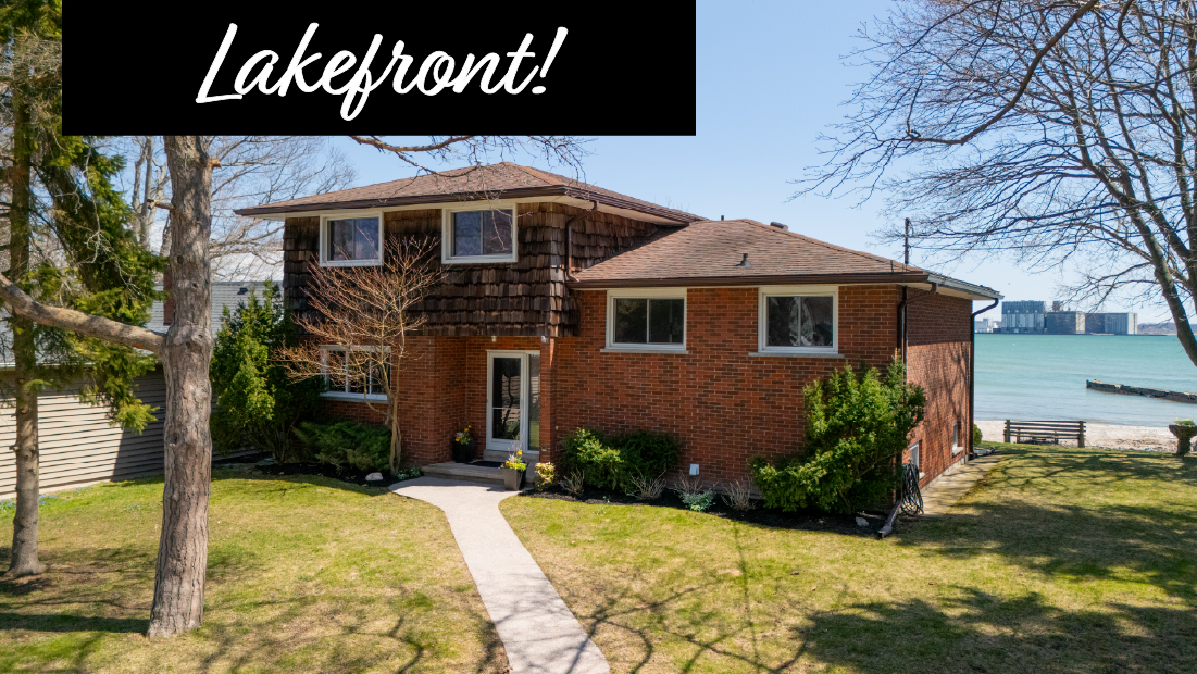lakefront banner on 31 oakridge cres port colborne for sale by frank ruzycki real estate