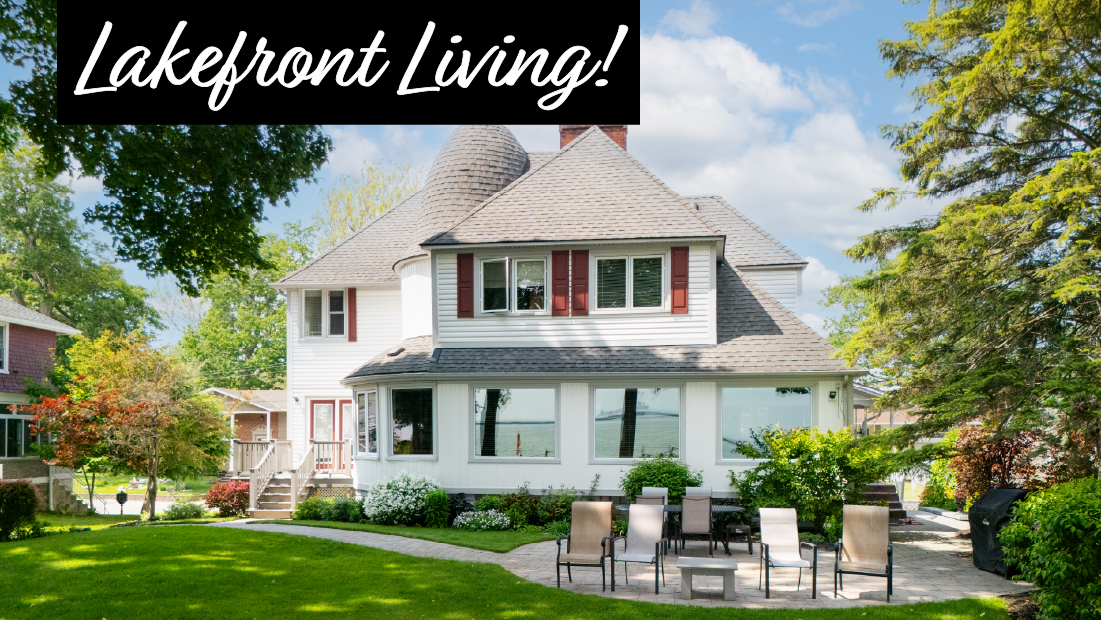 lakefront living banner on 101 tennessee ave port colborne for sale by frank ruzycki real estate