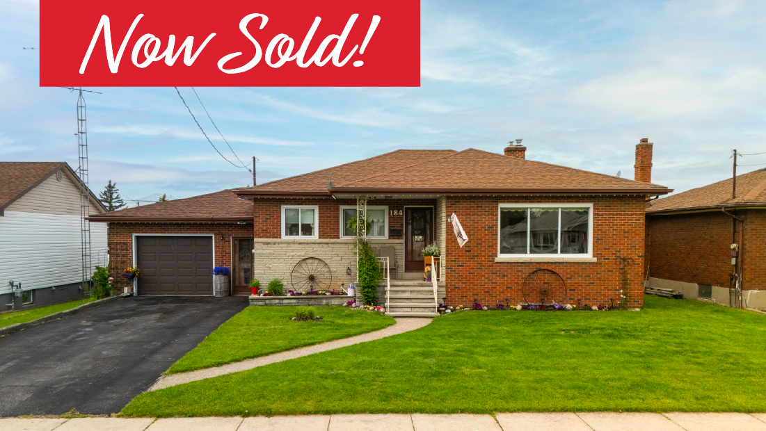 now sold banner on 184 clarke st port colborne sold by frank ruzycki real estate