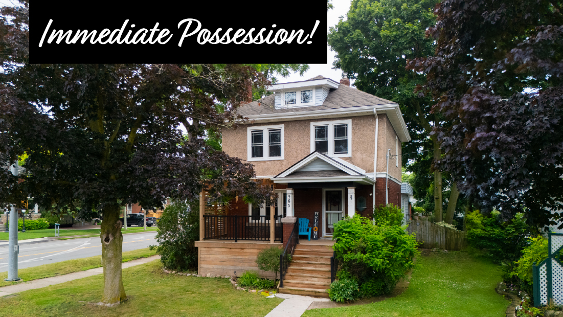 immediate possession banner on 265 clarence st port colborne for sale by frank ruzycki real estate
