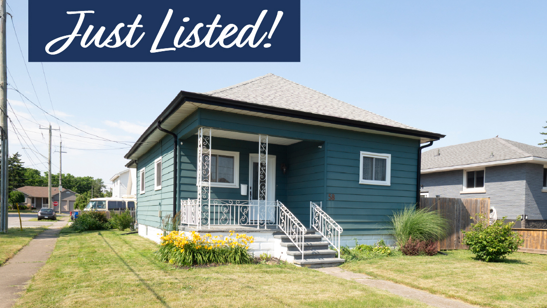 just listed banner on 58 christmas st port colborne for sale by frank ruzycki real estate