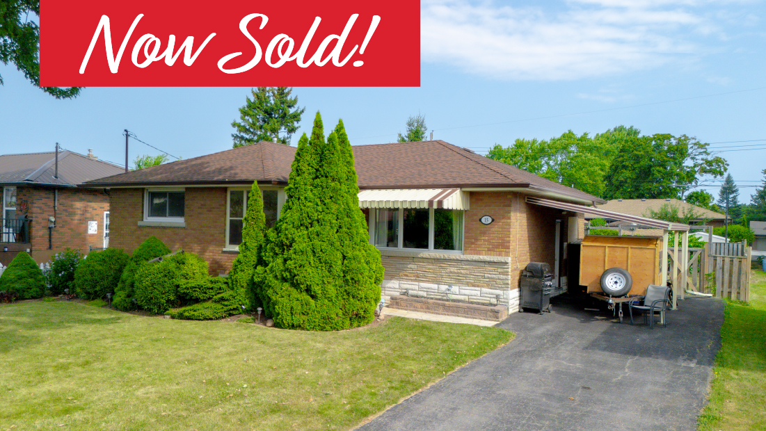 now sold banner on 15 michael dr s port colborne sold by frank ruzycki real estate