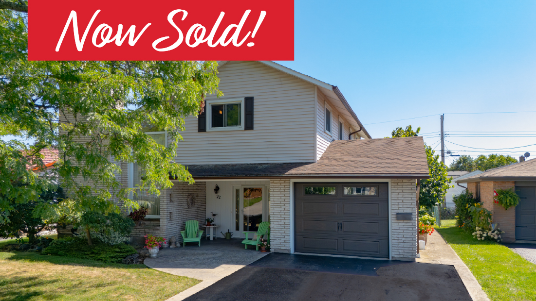now sold banner on 22 michael dr s port colborne sold by frank ruzycki real estate