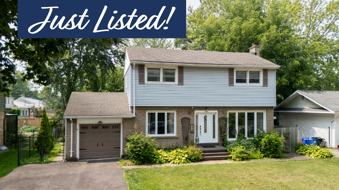 just listed banner on 225 edgar st welland for sale by frank ruzycki real estate