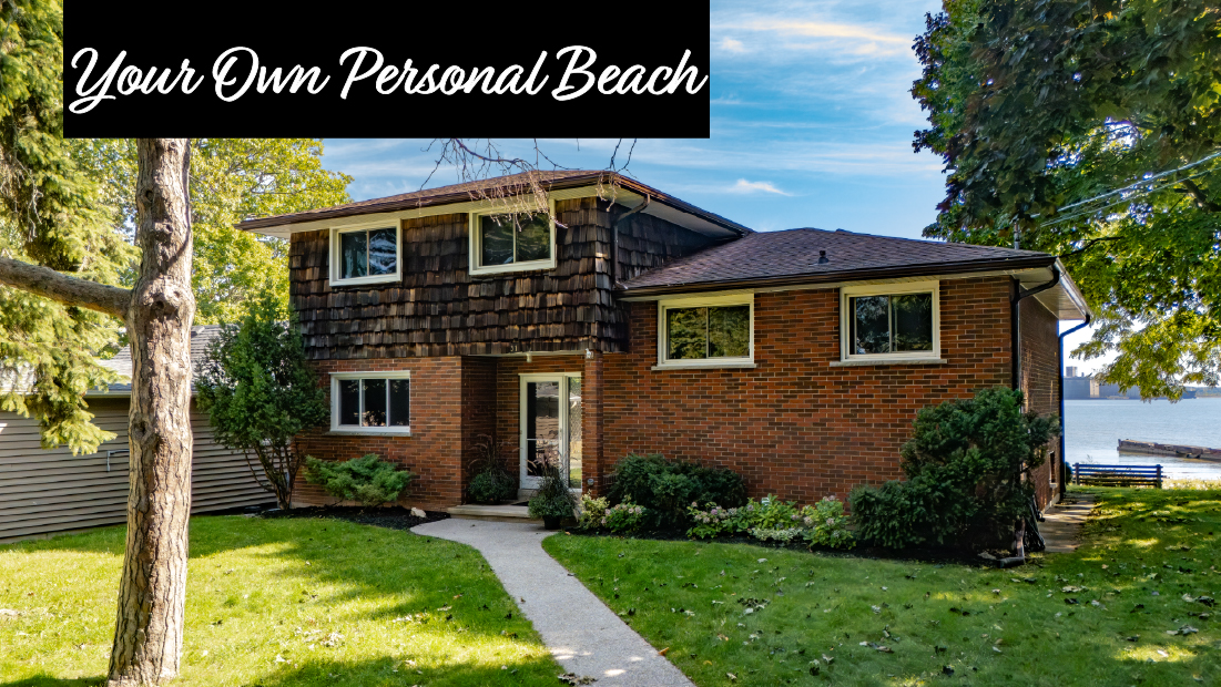 your own personal beach banner on 31 oakridge cres port colborne for sale by frank ruzycki real estate
