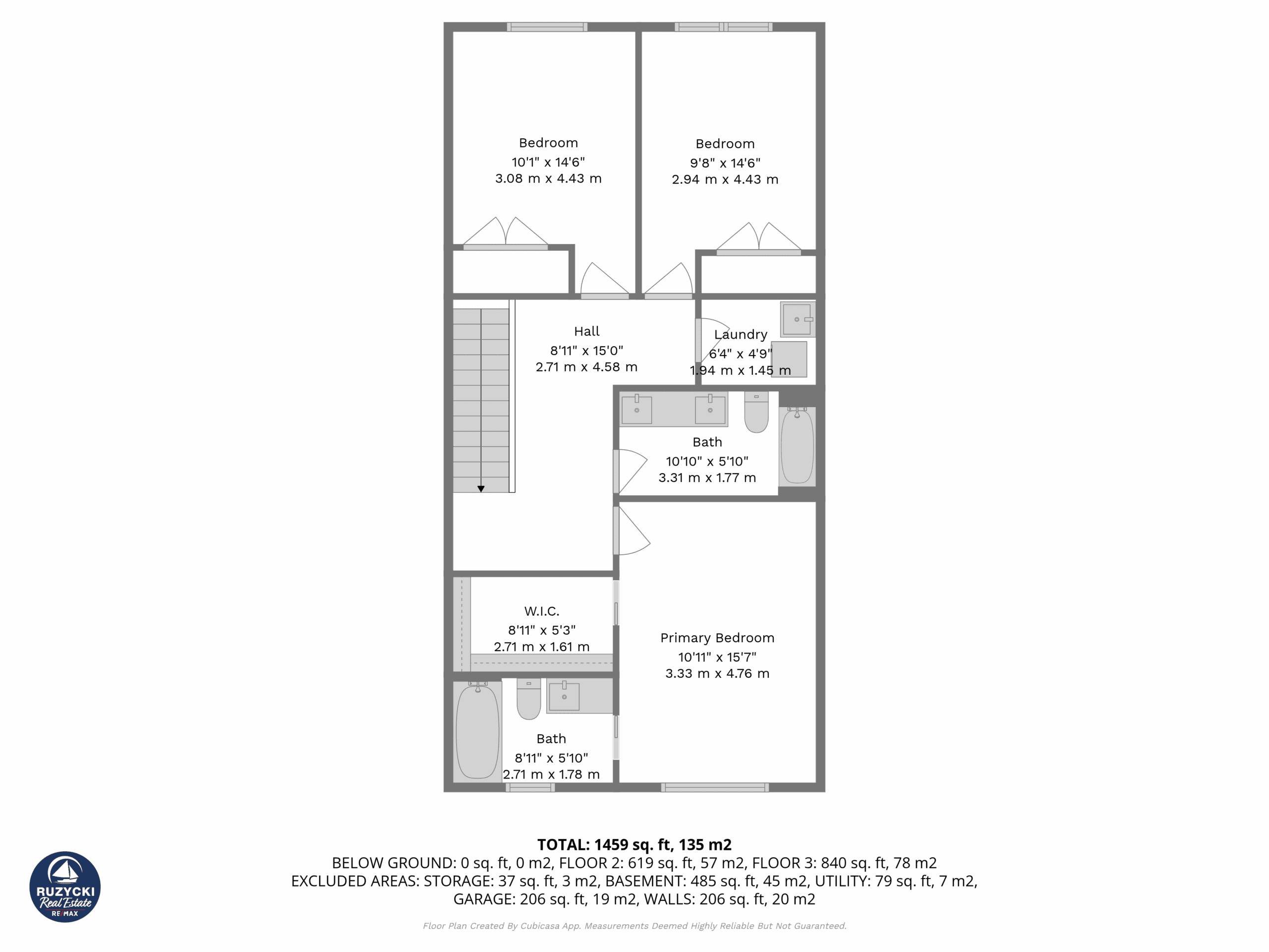 3rd_floor_47_omer_avenue_port_colborne_with_dim second floor floor plan of 47 omer ave port colborne
