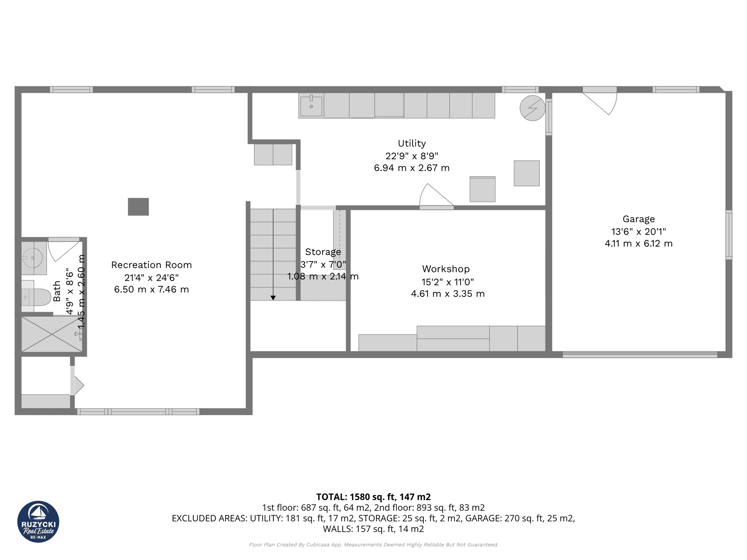 basement floor plan of 251 clarke st port colborne
