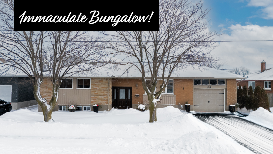 immaculate bungalow banner on 251 clarke st port colborne for sale by frank ruzycki real estate