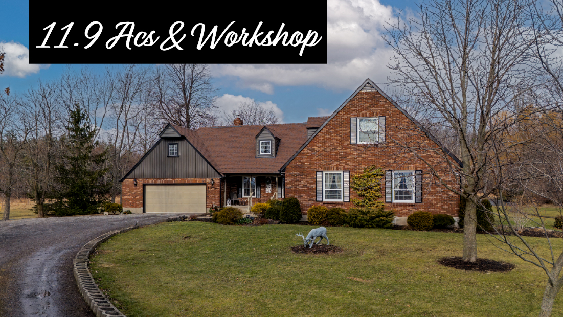 11.9 acs & workshop banner on 40764 forks rd wainfleet for sale by frank ruzycki real estate