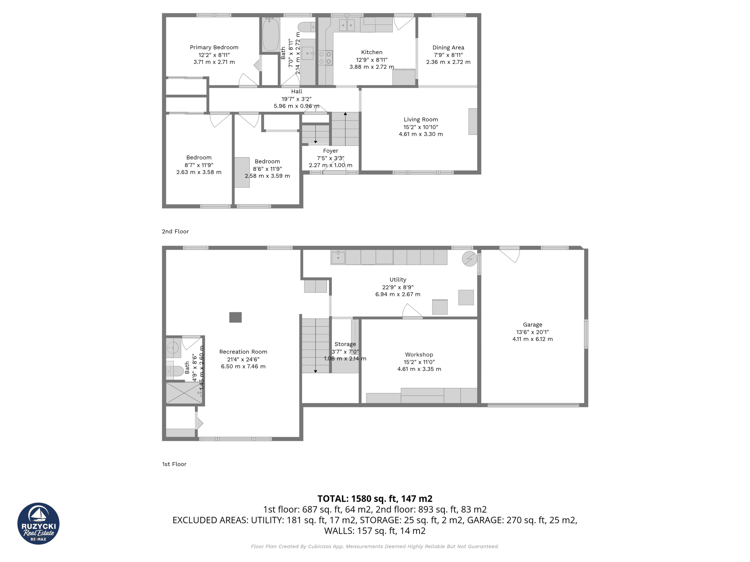 combined floor plan of 251 clarke st port colborne