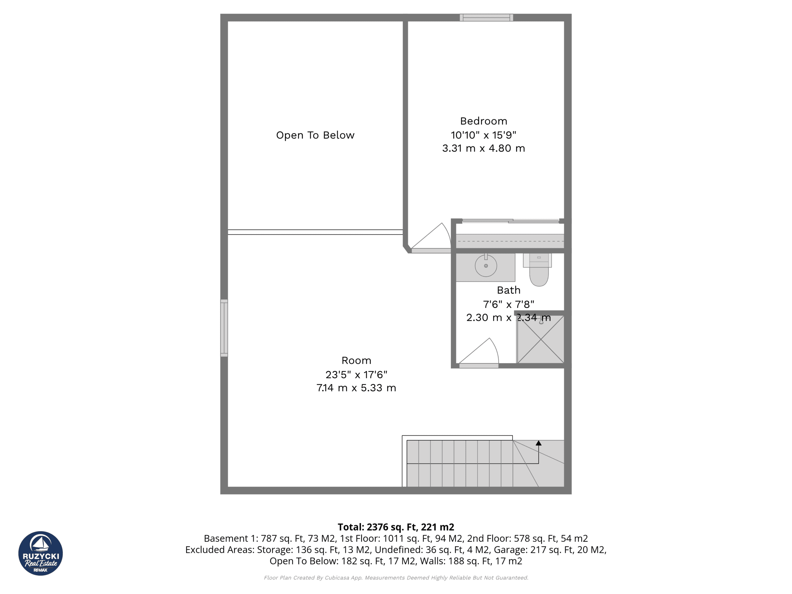 loft floor plan of 57 maple st port colborne