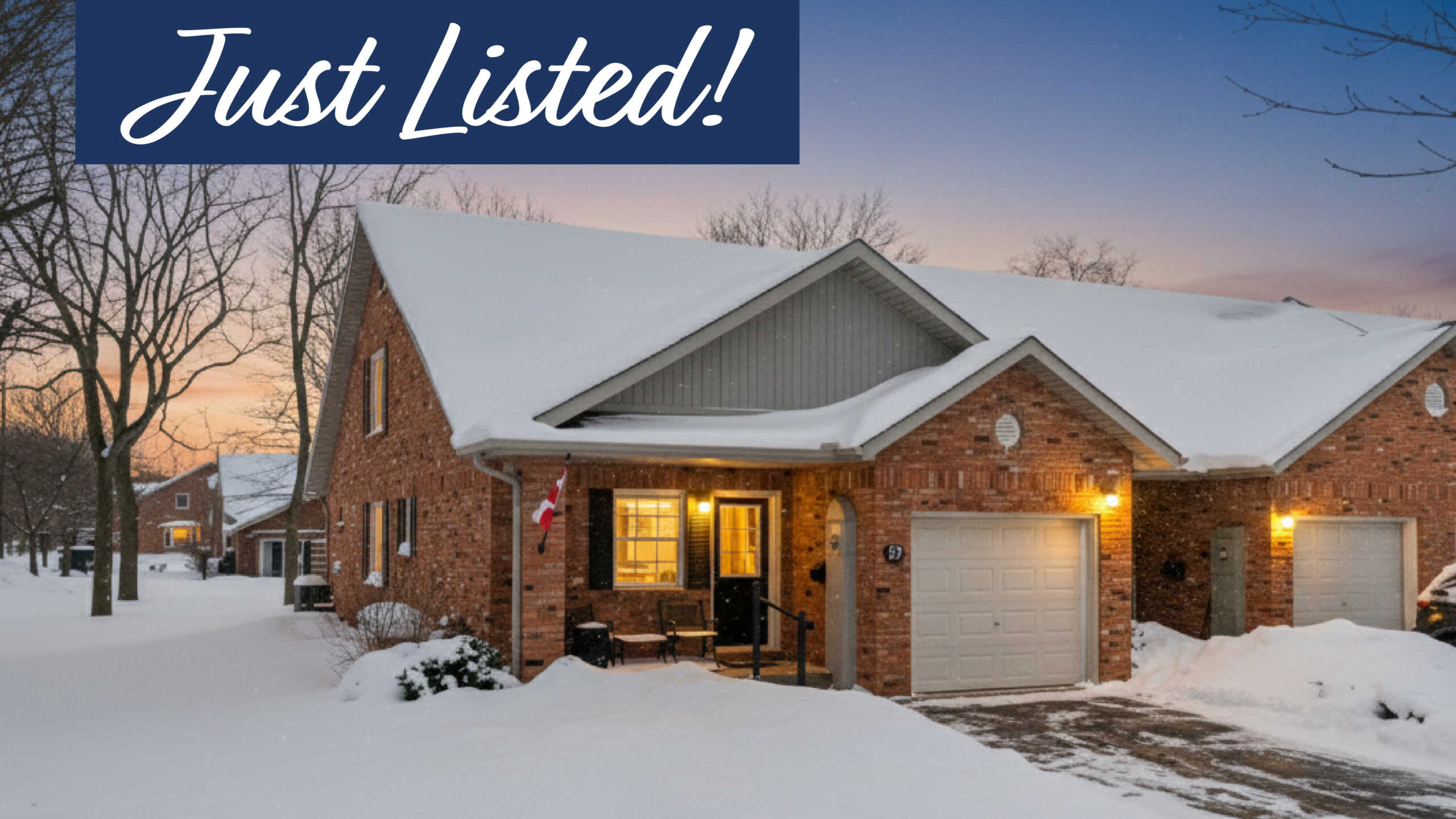 just listed banner on 57 maple st port colborne for sale by frank ruzycki real estate