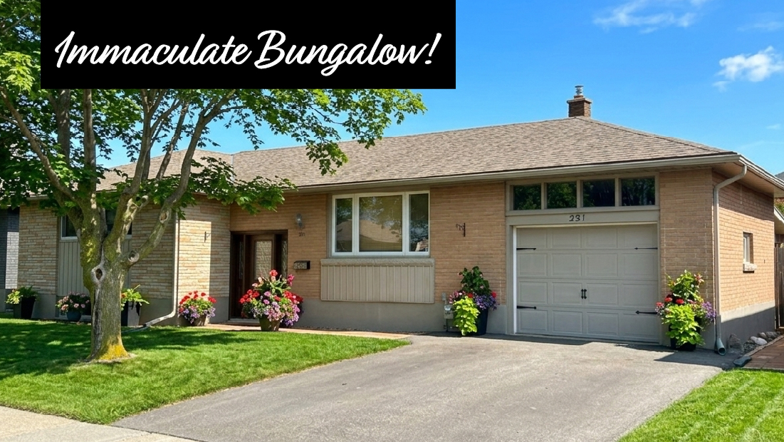 immaculate bungalow banner on 251 clarke st port colborne for sale by frank ruzycki real estate