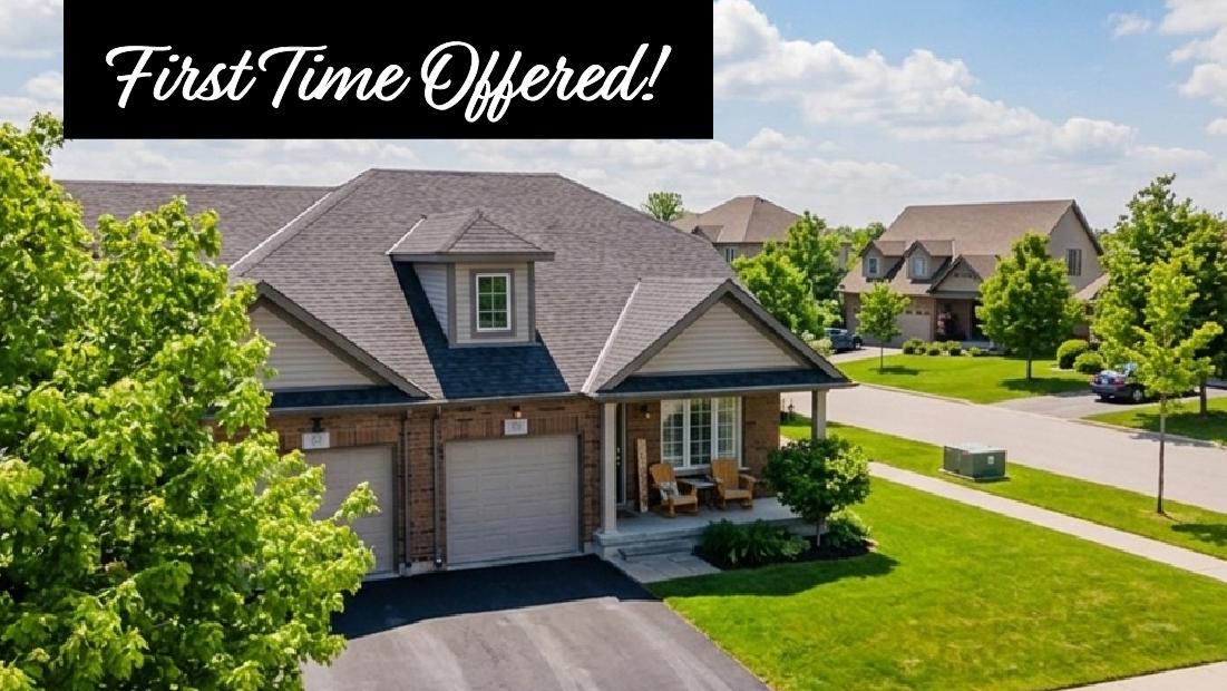 first time offered banner on 63 falcon dr welland for sale by frank ruzycki real estate