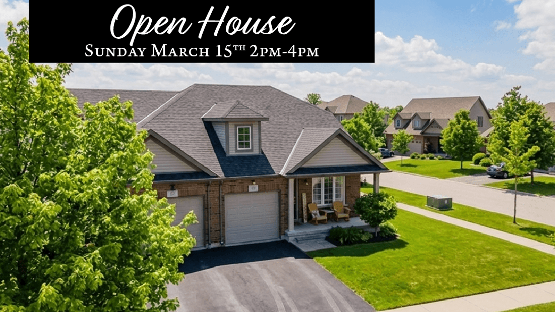 open house sunday march 15th 2pm-4pm banner on 63 falcon dr welland for sale by frank ruzycki real estate