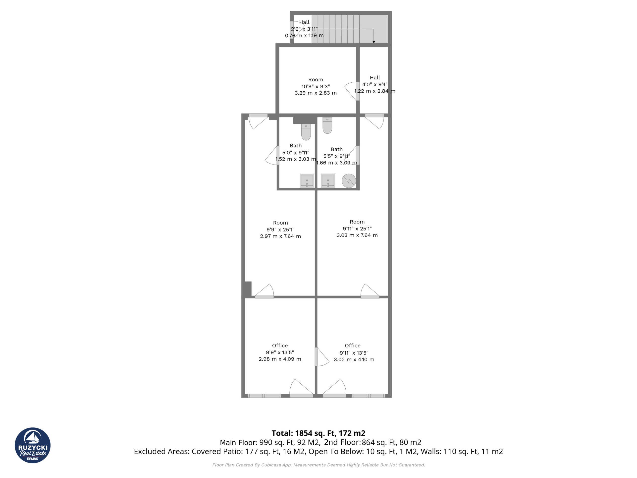 main floor commercial floor plan of 168 clarence st port colborne