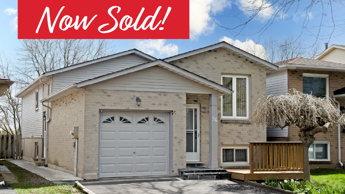now sold banner on 26 lampman cres thorold sold with frank ruzycki real estate