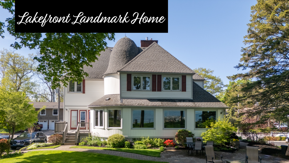 lakefront landmark home banner on 101 tennessee avenue port colborne
