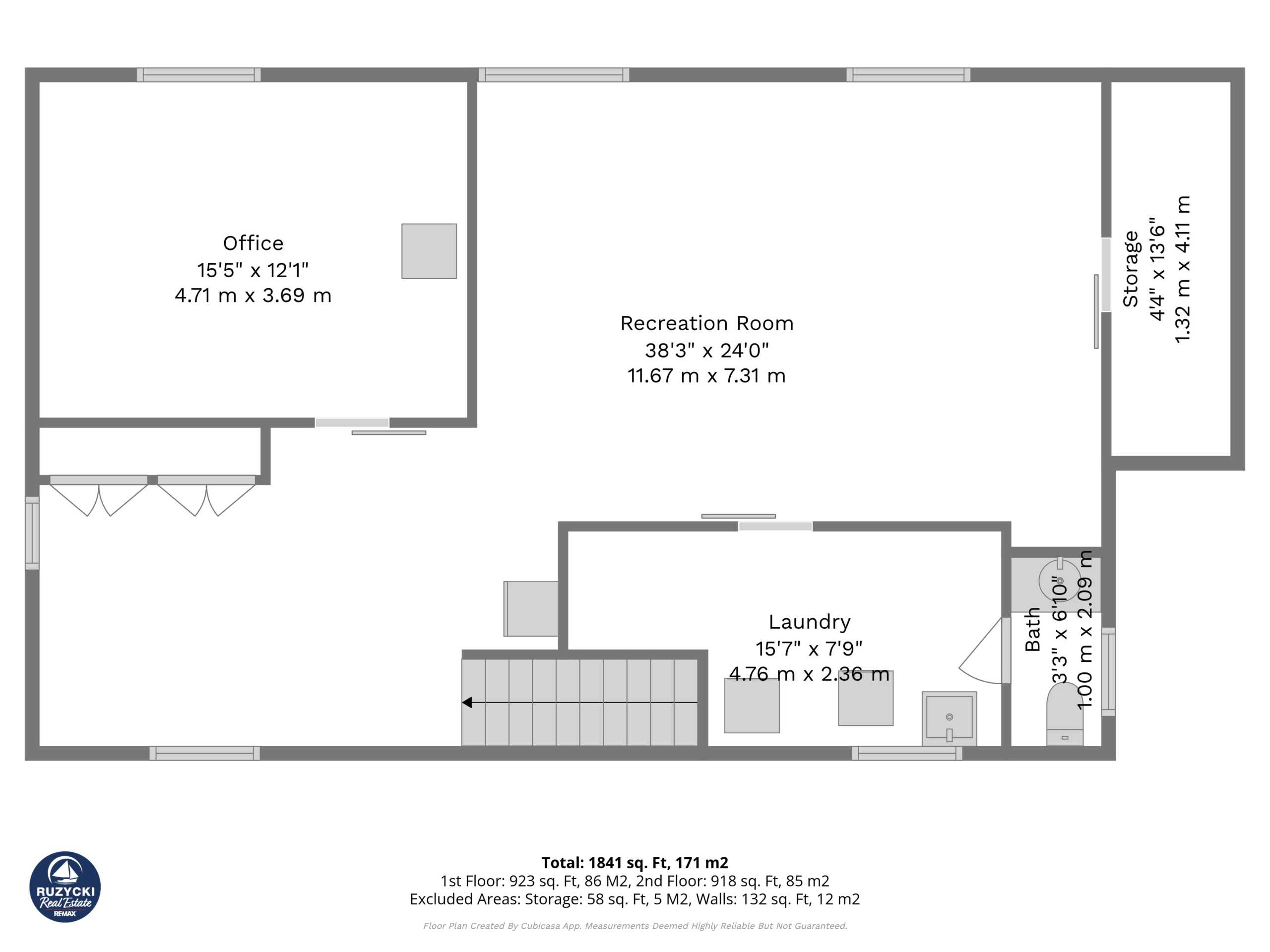 basement floor plan of 64 christmas st port colborne