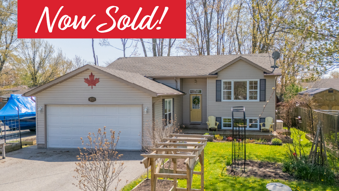 now sold banner on 3325 evadere ave ridgeway