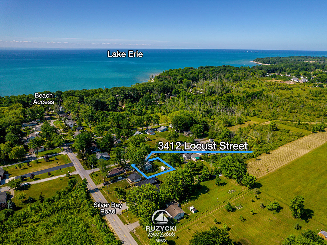 3412-locust-st-port-colborne_43 aerial view of 3412 locust st port colborne with nearby points of interest and proximity to beach