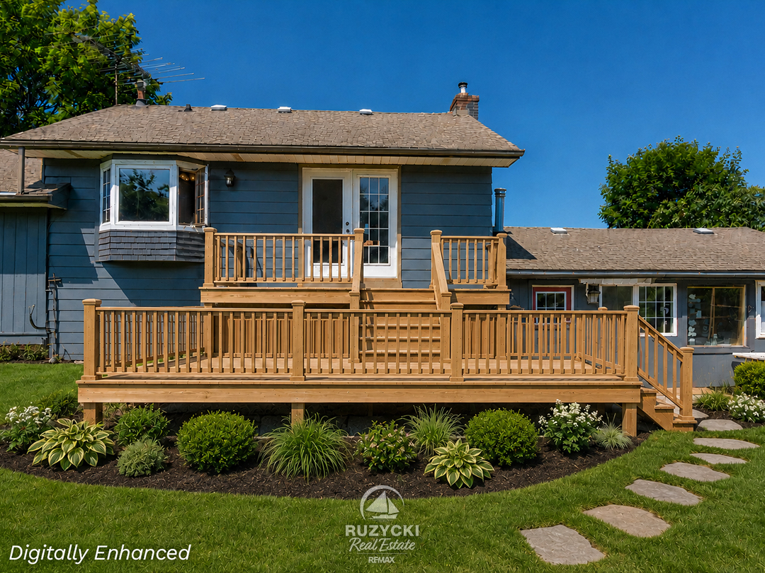 11679-belleview-beach-rd-wainfleet_85 rear exterior of 11679 belleview beach rd wainfleet digitally enhanced with a rear deck