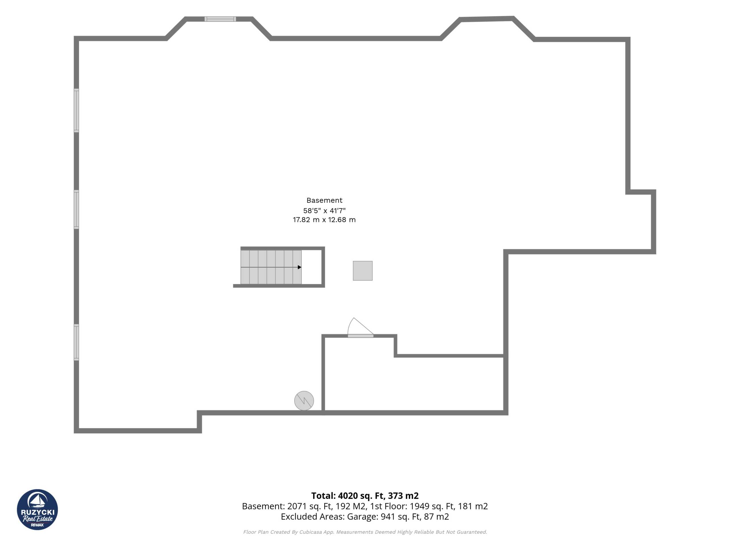 1st_floor_11004_lakeshore_road_port_colborne_with_dim basement floor plan of 11004 lakeshore rd wainfleet