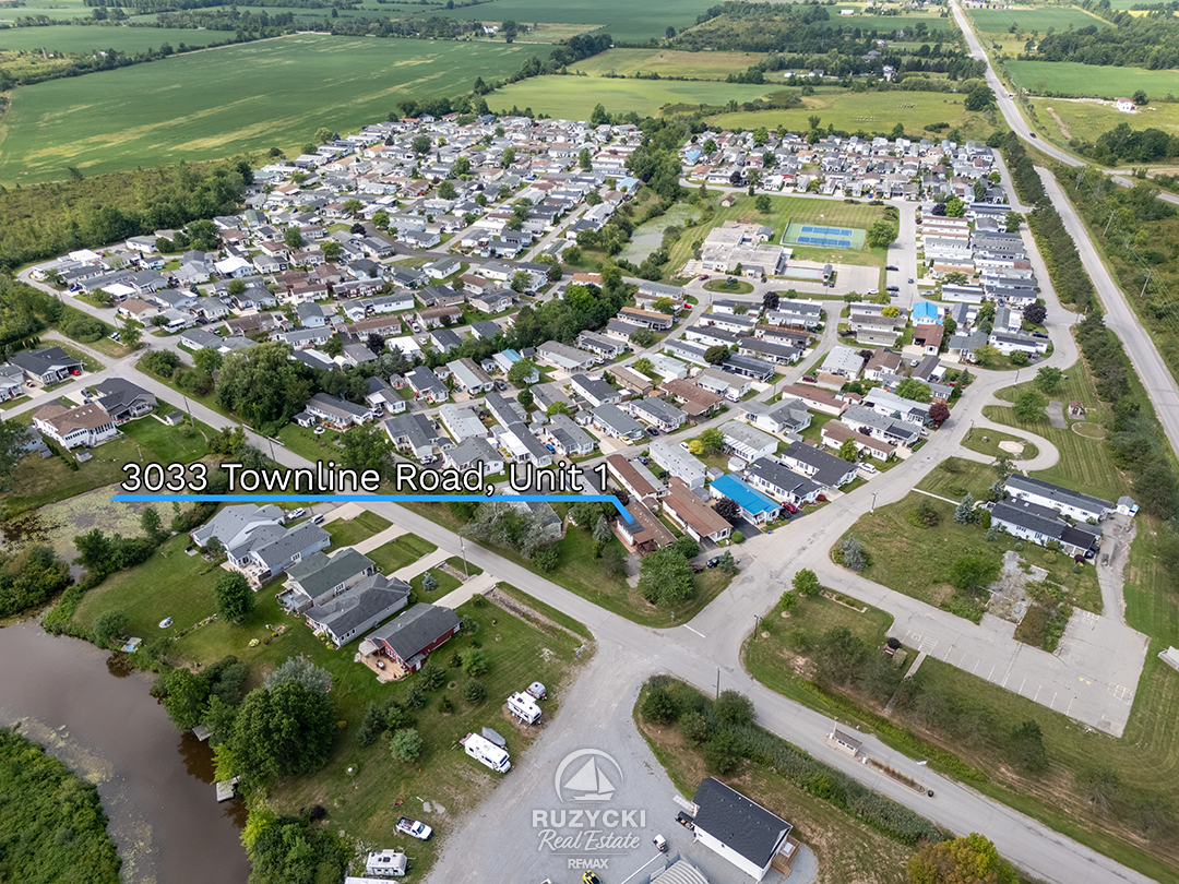 1-3033-townline-rd-stevensville_26 aerial view of 3033 townline rd unit 1 stevensville