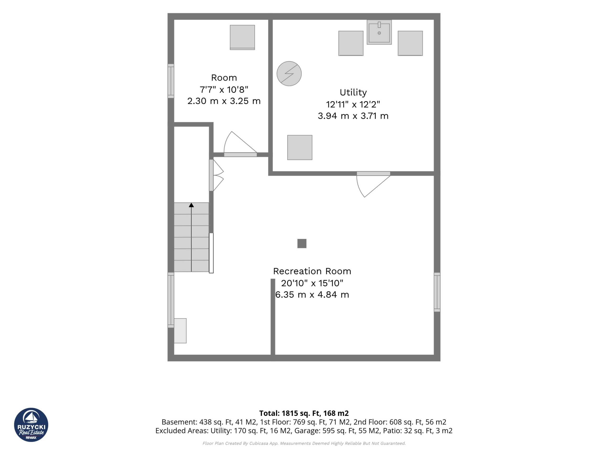 1st_floor_66_neff_street_port_colborne_with_dim basement floor plan of 66 neff street port colborne