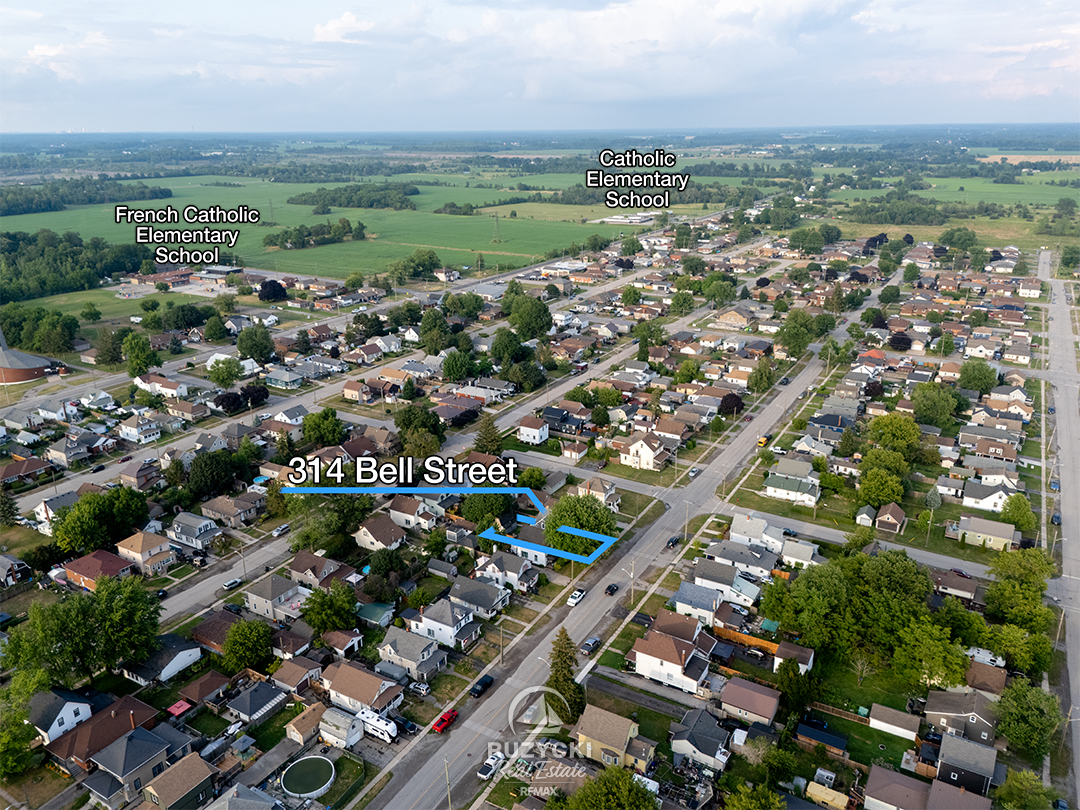 314-bell-st-port-colborne_47 aerial view of 314 bell st port colborne with proximity of elementary schools