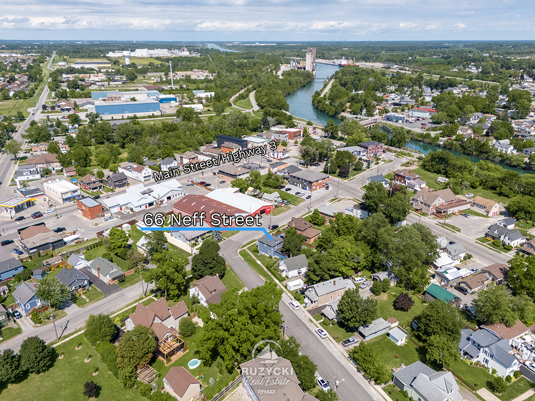 66-neff-st-port-colborne_19 aerial view of 66 neff street port colborne with nearby points of interest