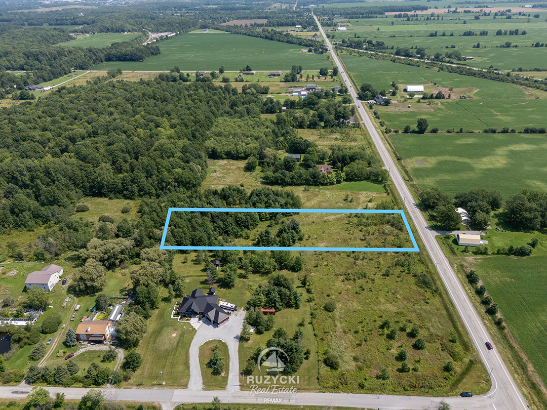 ns-forks-rd-wainfleet_08 aerial view of ns forks rd wainfleet vacant lot with approximate lot outlines