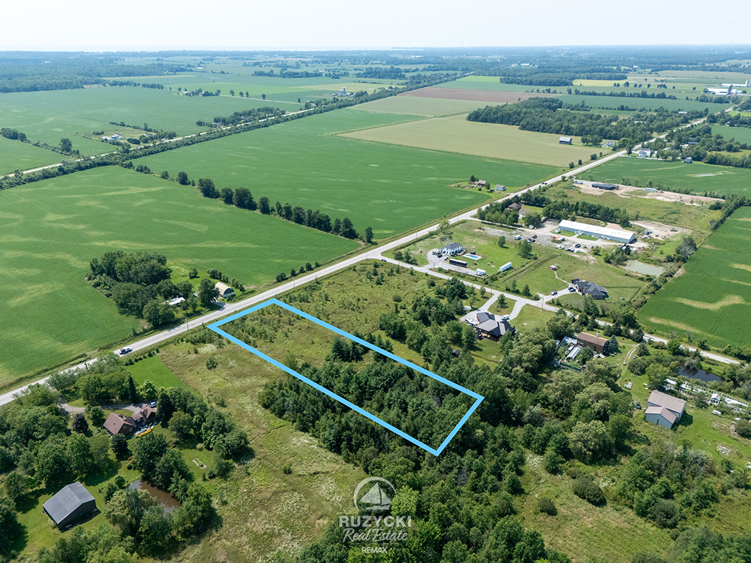 ns-forks-rd-wainfleet_11 aerial view of ns forks rd wainfleet vacant lot with approximate lot outlines