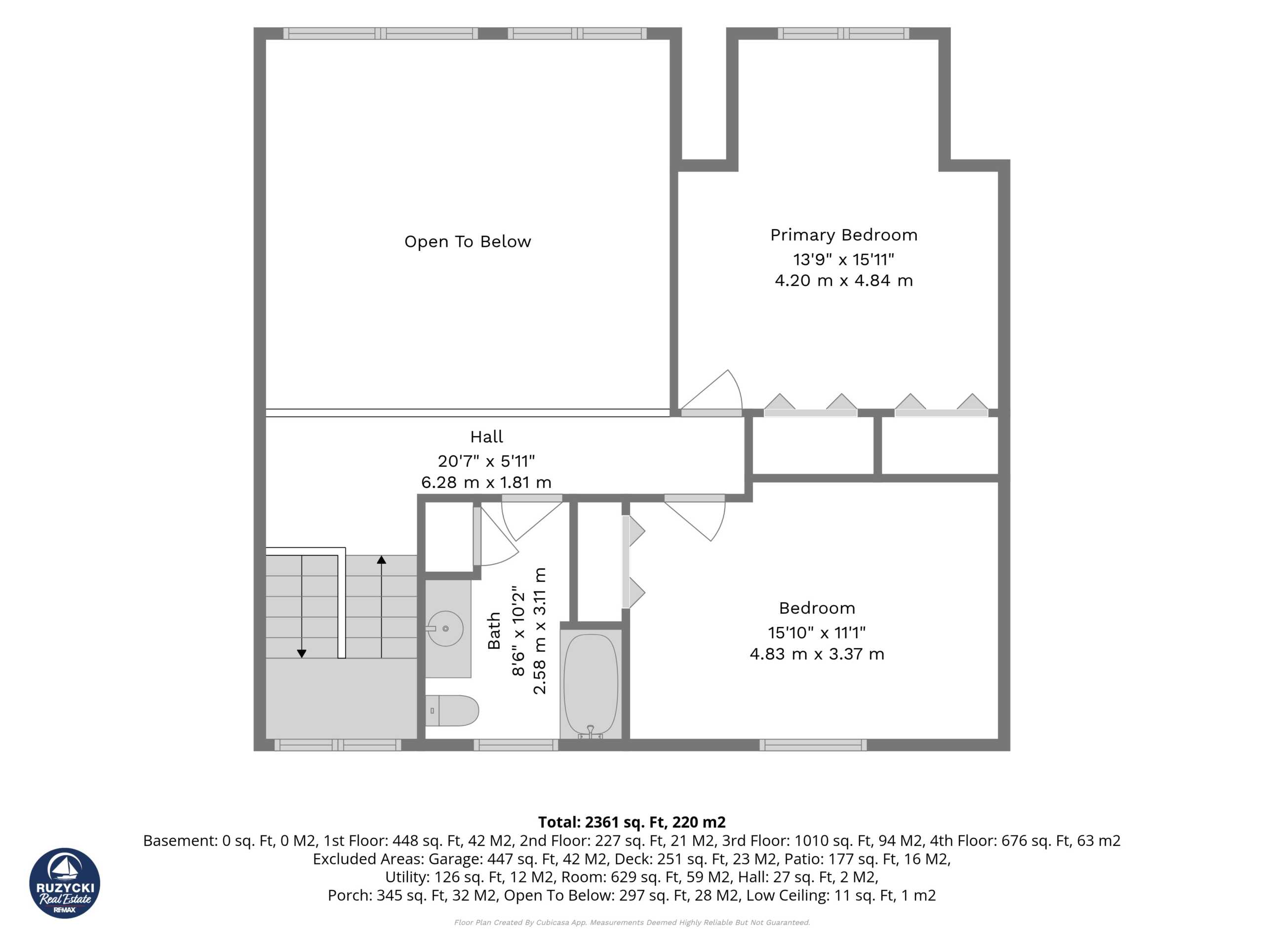 2nd floor floor plan of main home 10429 lakeshore road west wainfleet